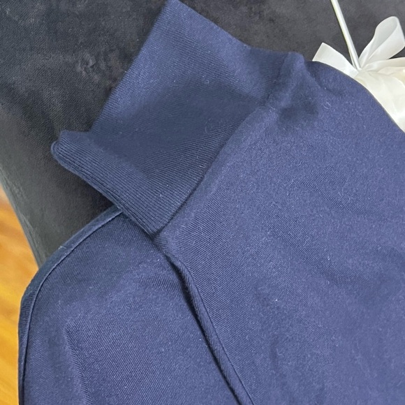 MENS POLO RALPH LAUREN LS TSHIRT BLUE WITH EXTRA LARGE LOGO SZ LT NWT - Picture 6 of 7